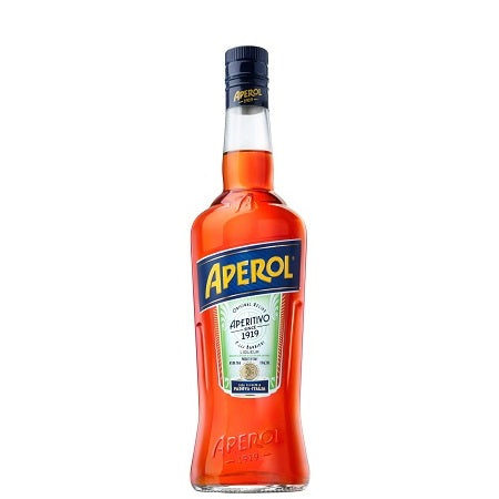 A bottle of Aperol, available from our Pal Springs Liquor store, Perry's.