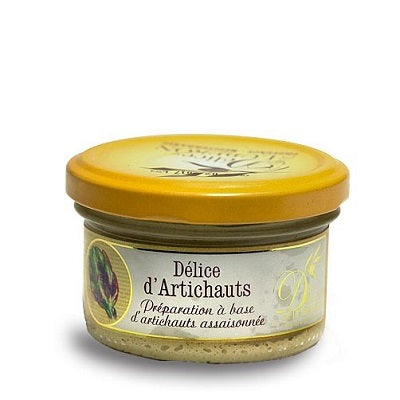 A 90g jar of Artichoke spread, available at our Palm Springs liquor store, Perry's.