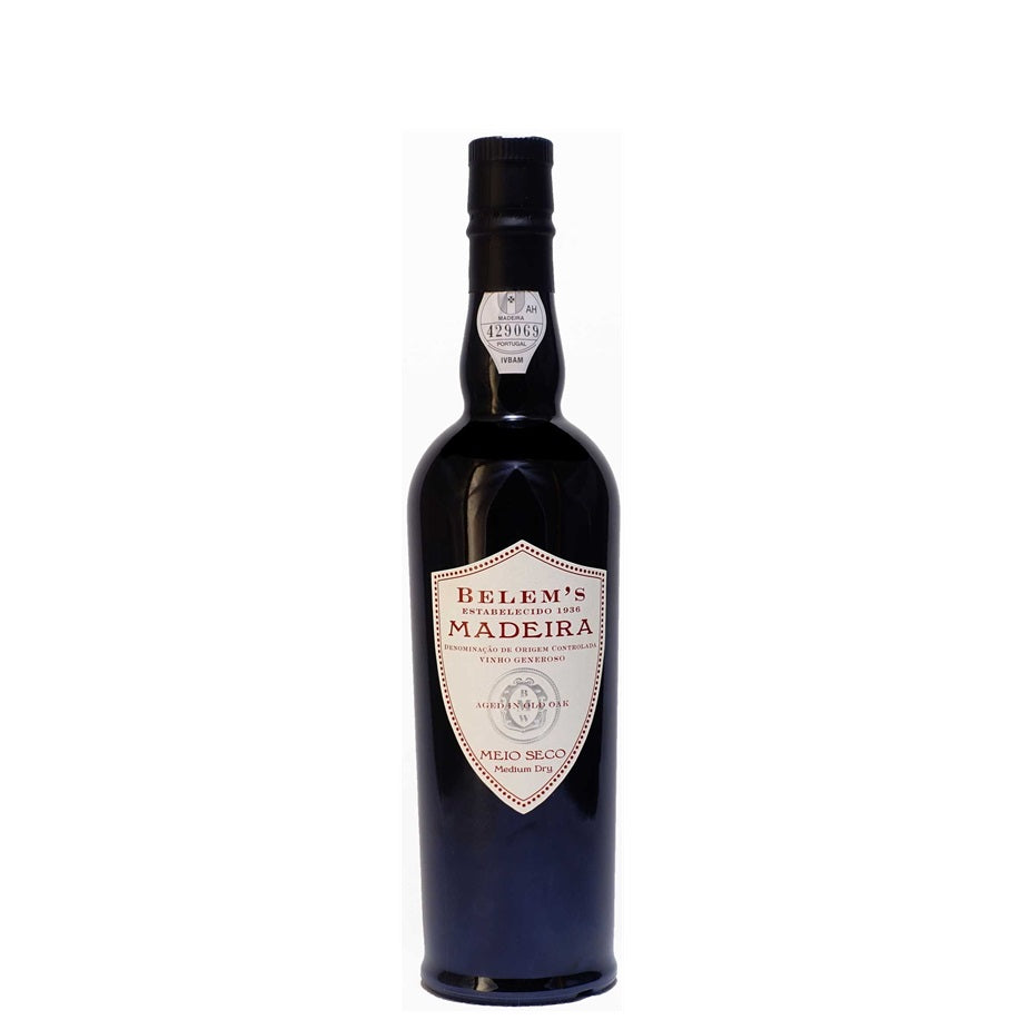 A bottle of Belem's Madeira, available at our Palm Springs wine store, Perry's.