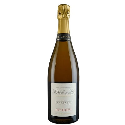 A bottle of Bereche brut reserve champagne, available at our Palm Springs wine store, Perry's