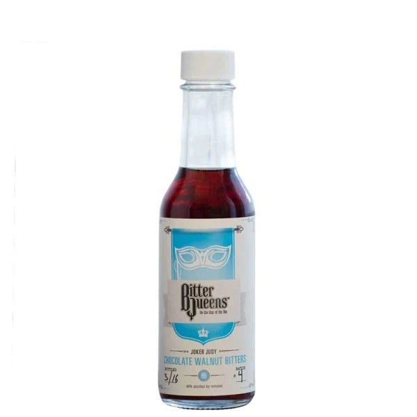 A bottle of Bitter Queens bitters, available at our Palm Springs liquor store, Perry's.