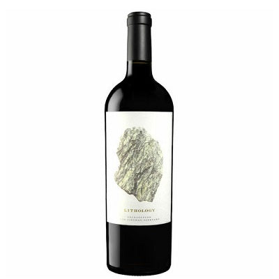 A bottle of Lithology red wine, available at our Palm Springs wine store, Perry's.