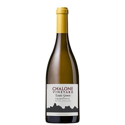 A bottle of Chalone Chardonnay, available at our Palm Springs wine store, Perry's.