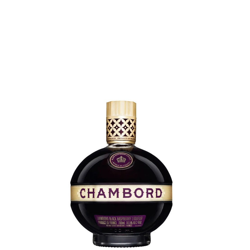 A bottle of Chambord, available at our Palm Springs liquor store, Perry's.