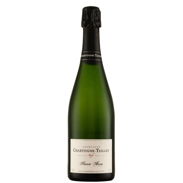 A bottle of Chartogne Taillet Champagen, available at our Palm Springs wine store, Perry's.