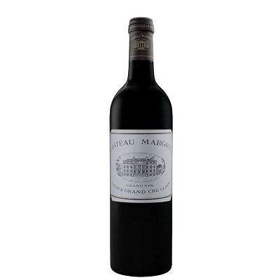 A bottle of Chateau Margaux 2017, available at our Palm Springs wine store, Perry's.