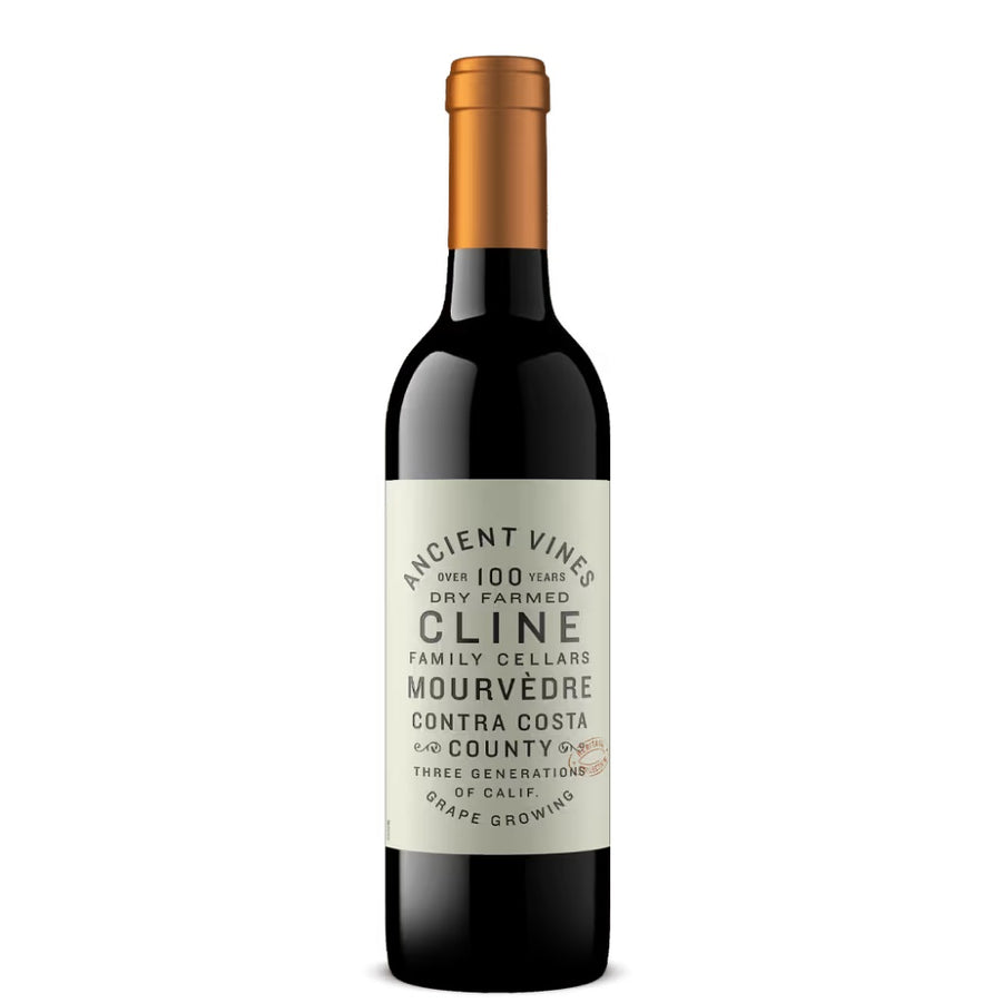 A bottle of Cline Mourvedre, available at our Palm Springs wine store, Perry's.