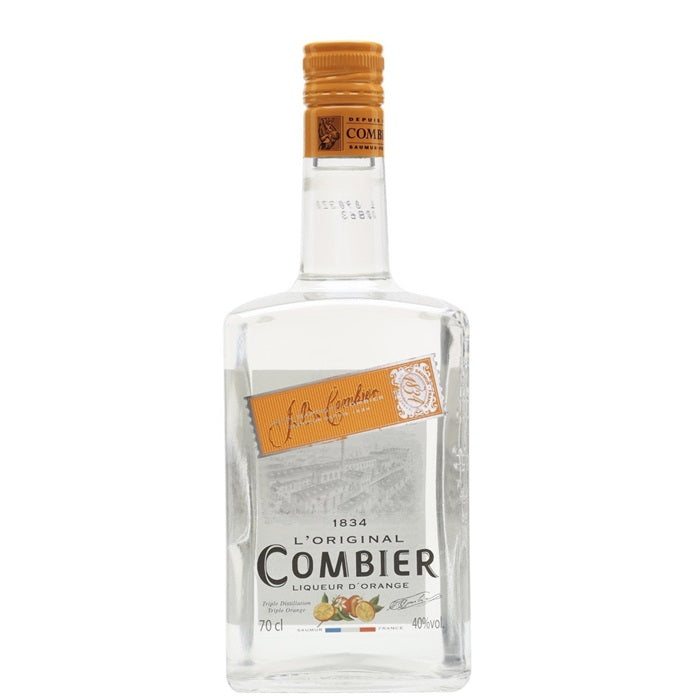 A bottle of Combier triple Sec, available at our Palm Springs liquor store, Perry's.