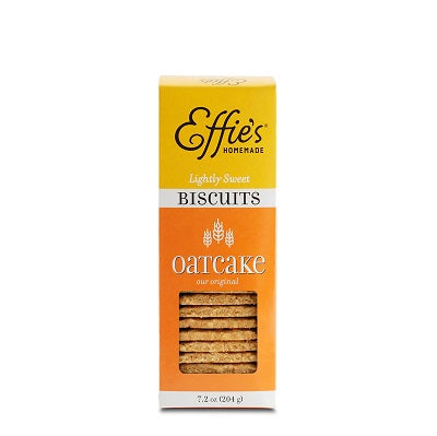 A box of Effie’s Oatcakes, available at our Palm Springs liquor store, Perry's.