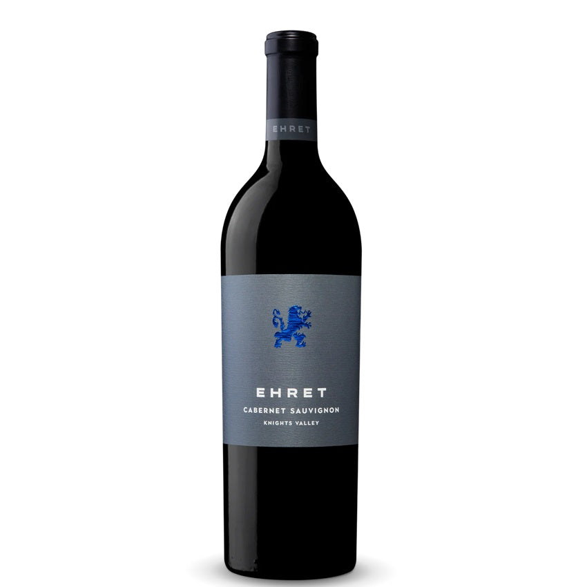 A bottle of Ehret Cabernet Sauvignon, available at our Palm Springs wine store, Perry's.