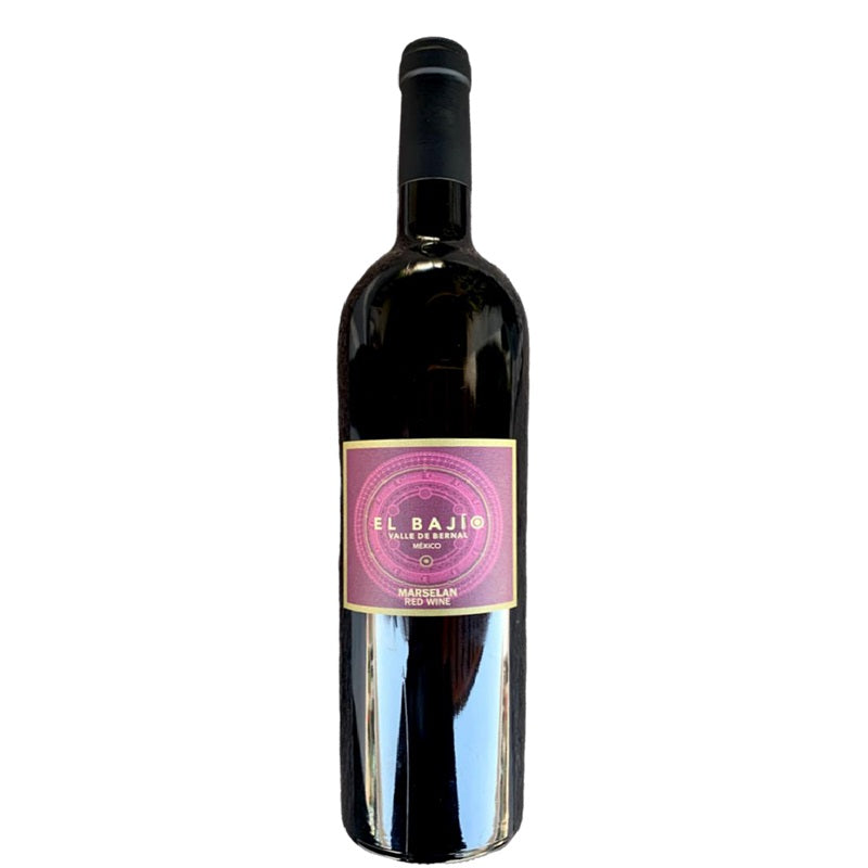 A bottle of El Bajio Marselan, available at our Palm Springs wine store, Perry's.