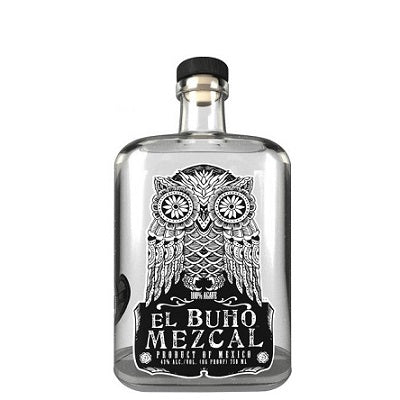 A bottle of El Buho Espadin Mezcal, available at our Palm Springs liquor store, Perry's.