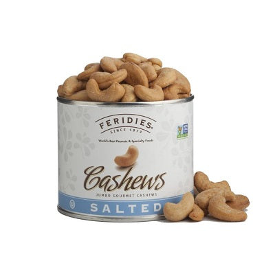 A box of Feridie’s Cashews, available at our Palm Springs liquor store, Perry's.