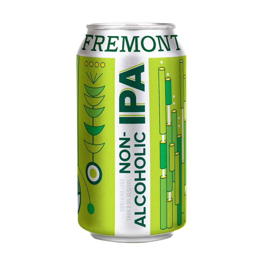 A can of Fremont non-alcoholic IPA, available at our Palm Springs liquor store, Perry's.