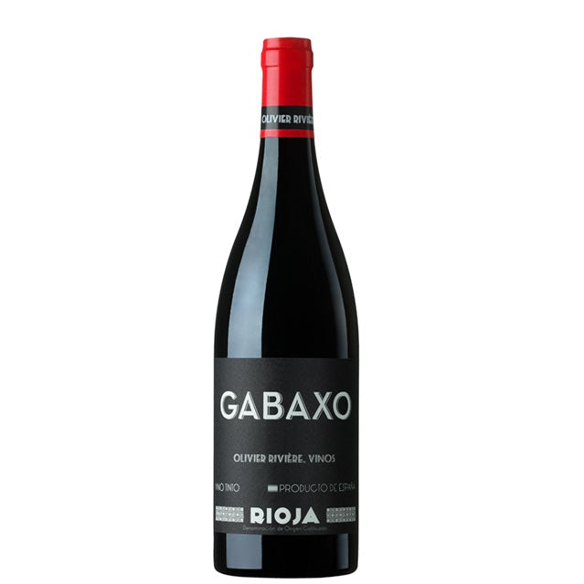 A bottle of Gabaxo Red Blend, available at our Palm Springs wine store, Perry’s.