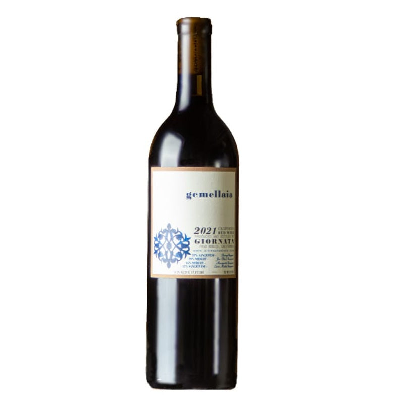 A bottle of Giornata Red wine, available at our Palm Springs wine store, Perry's.