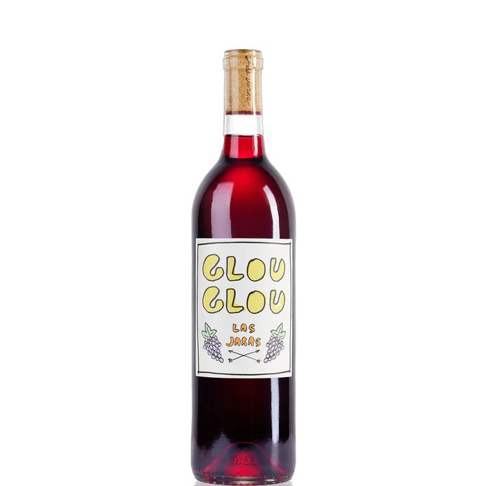 A bottle of Glou Glou, available at our Palm Springs wine store, Perry's.