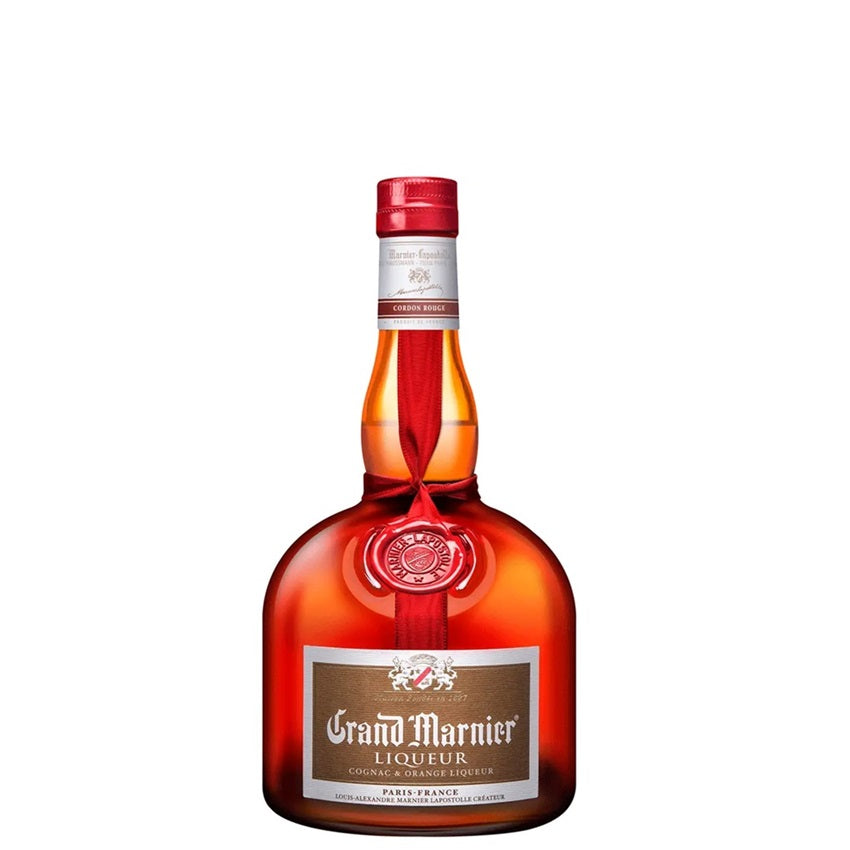 A half bottle of Grand Marnier, available at our Palm Springs liquor store, Perry's.