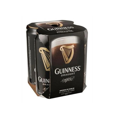 A four pack of Guinness draught in a can, available at our Palm Springs liquor store, Perry's.