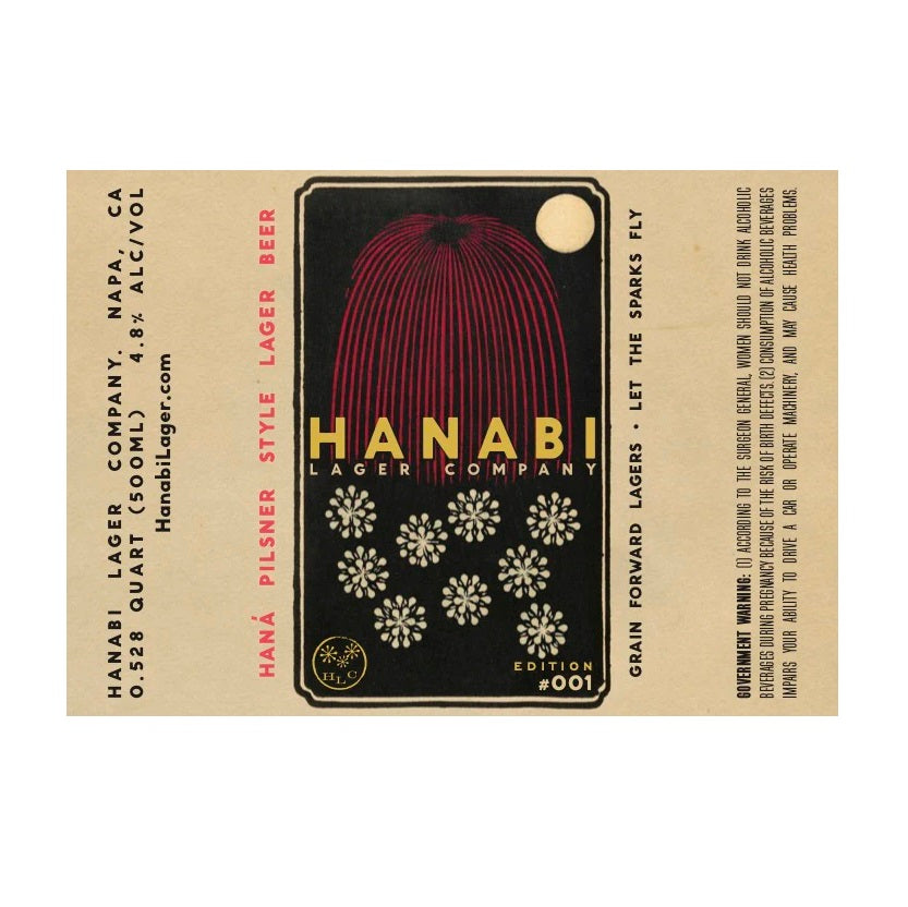 Hanabi Brewery - "Hana" Pilsner, Napa, CA