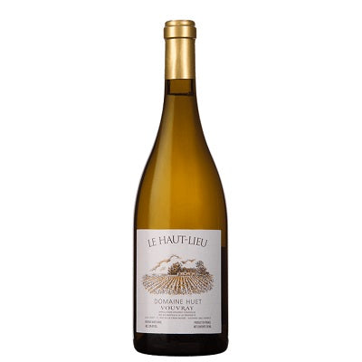 A bottle of Domaine Huet Vouvray, available at our Palm Springs wine store, Perry's