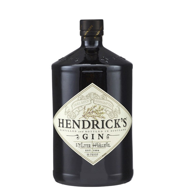 A bottle of Hendrick's Gin, available at our Palm Springs liquor store, Perry's.