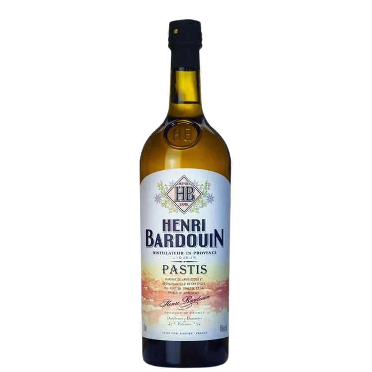 A bottle of Henri Bardouin Pastis, available at our Palm Springs liquor store, Perry's.