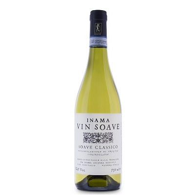 A bottle of Inama Soave, available at our Palm Springs wine store, Perry's.