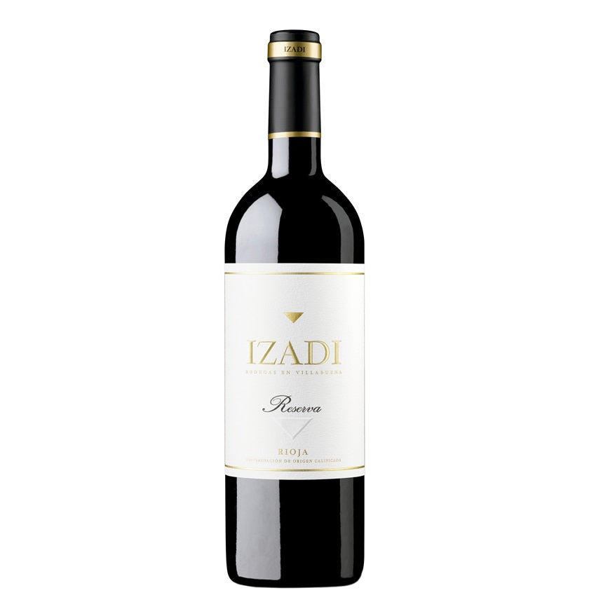 A bottle of Izardi Rioja, available at our Palm Springs wine store, Perry’s.