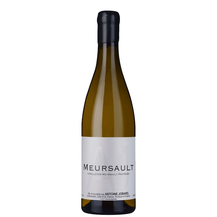 A bottle of Antoine Jobard Meursault, available at our Palm Springs wine store, Perry's