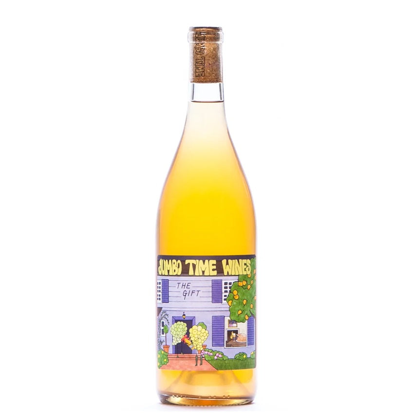 A bottle of Jumbo Time "The Gift" available at our Palm Springs wine store, Perry's.