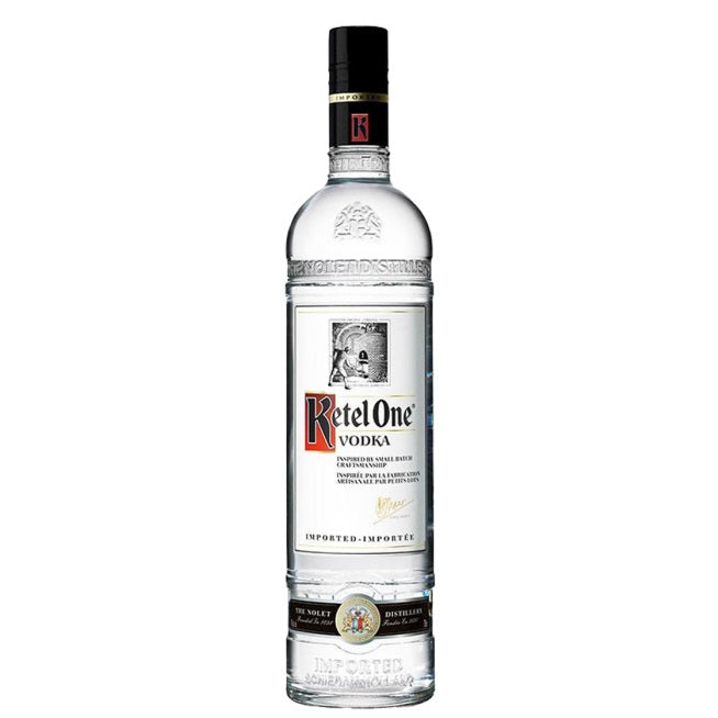 A bottle of Ketel One Vodka, available at our Palm Springs liquor store, Perry's.