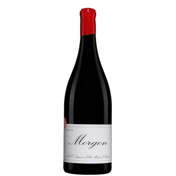 A bottle of Marcel Lapierre Morgon, available at our Palm Springs wine store, Perry's.