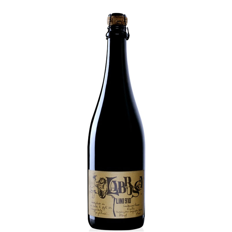 A bottle of Lini Lambrusco, available at our Palm Springs wine store, Perry's.