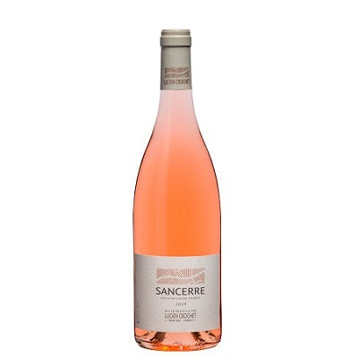 A bottle of Lucien Crochet Sancerre Rose, available at our Palm Springs wine store, Perry's.