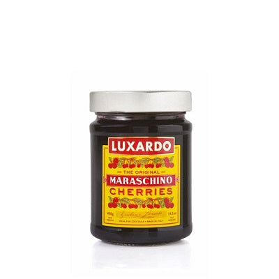 A jar of Luxardo Cherries, available at our Palm Springs liquor store, Perry's.