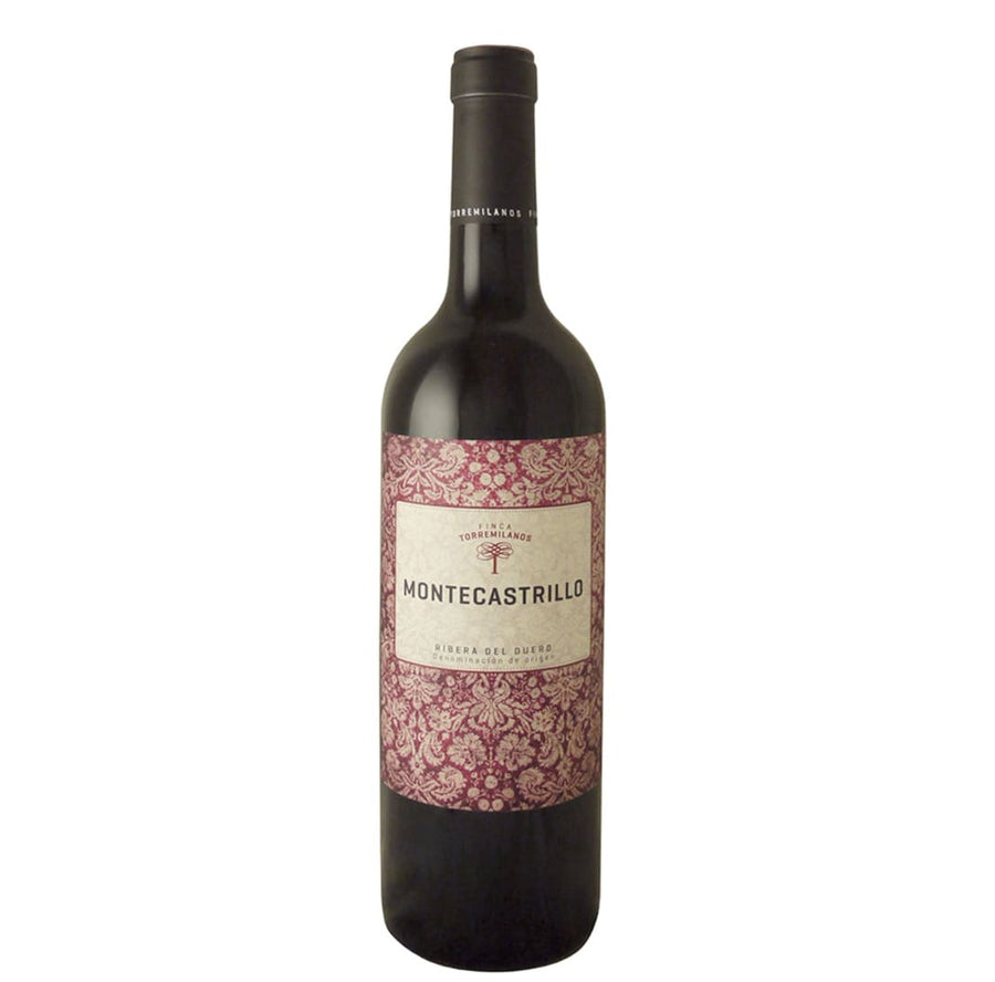 A bottle of Montecastrillo Ribera del Duero, available at our Palm Springs wine store, Perry's.