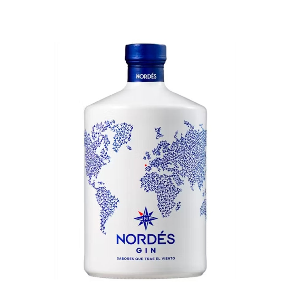 A bottle of Nordes Gin, available at our Palm Springs Liquor Store, Perry's.