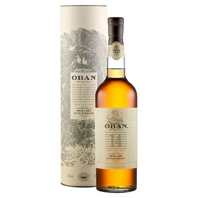 A bottle of Oban Single Malt, available at our Palm Springs liquor store, Perry's.