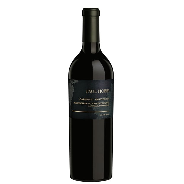 A bottle of Paul Hobbs To-Kalon Beckstoffer, available at our Palm Springs wine store, Perry's.