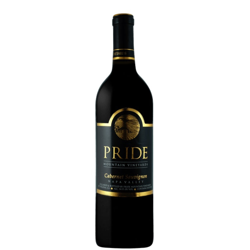 A bottle of Pride Cabernet Sauvignon, available at our Palm Springs wine store, Perry's.