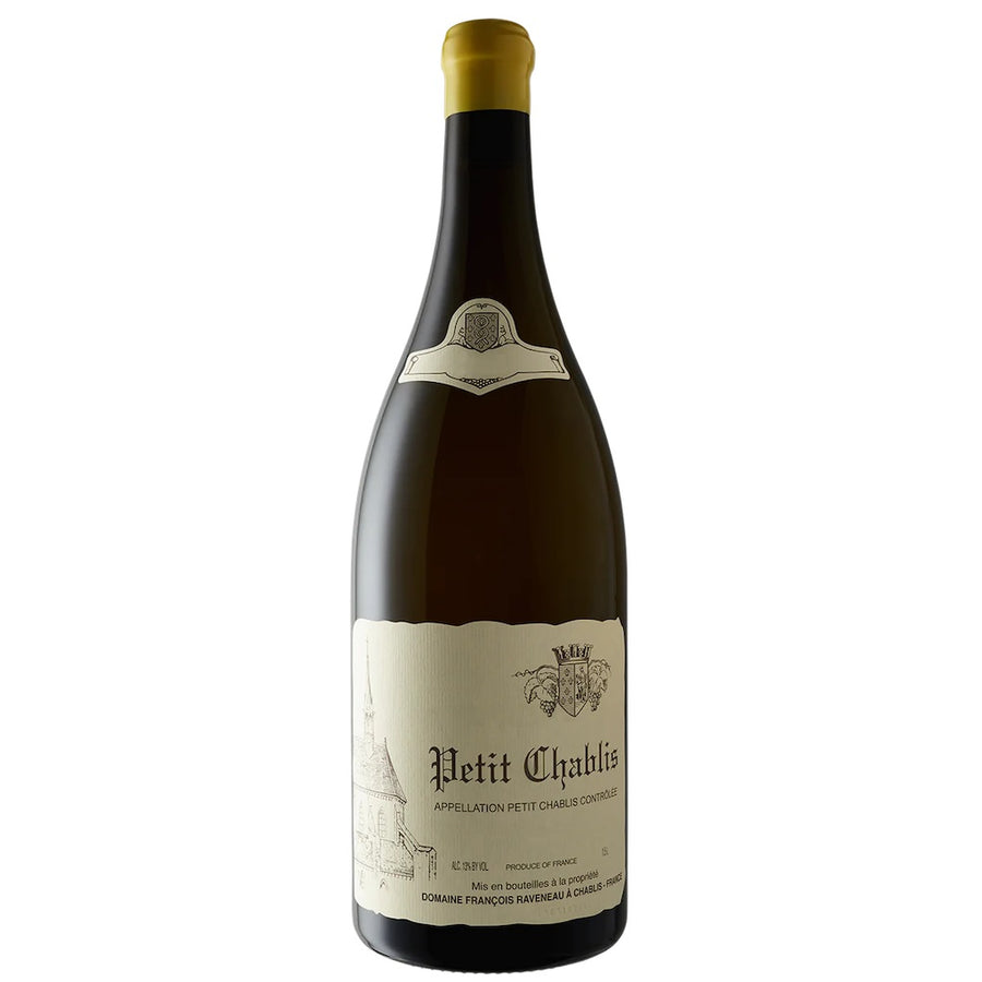 A magnum of Raveneau Petit Chablis, available at our Palm Springs wine store, Perry's.