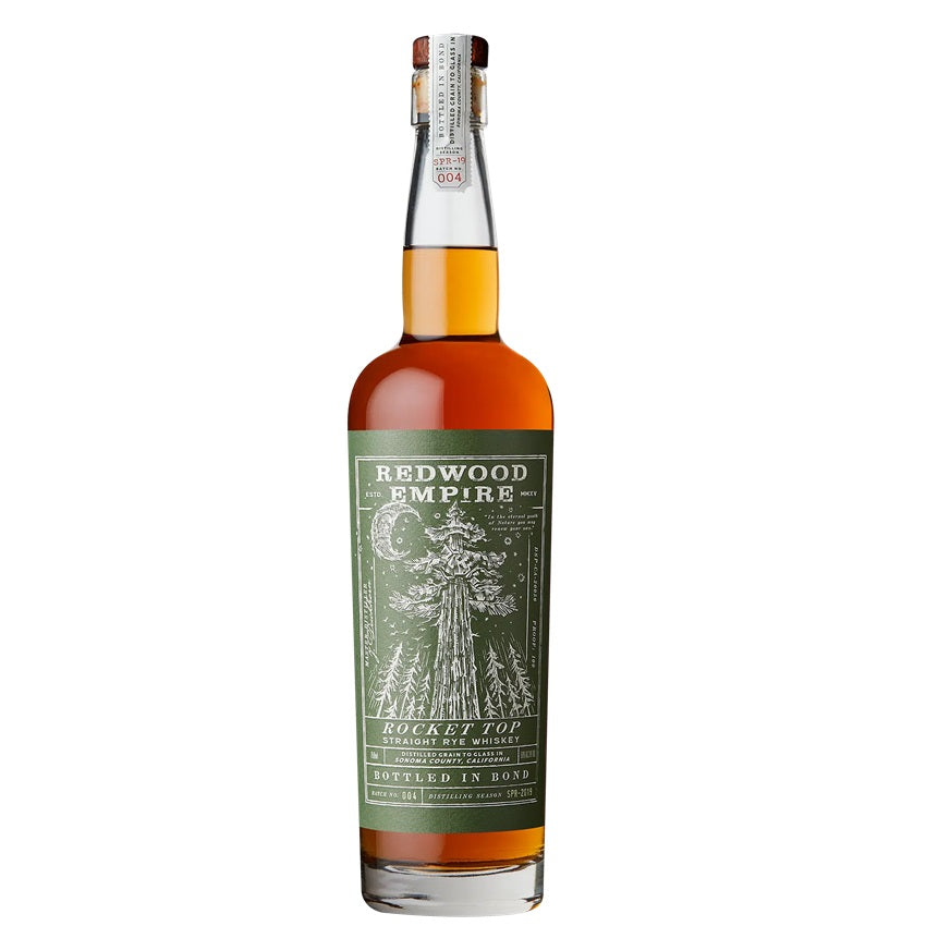 A bottle of Redwood Rye, available at our Palm Springs liquor store, Perry's.