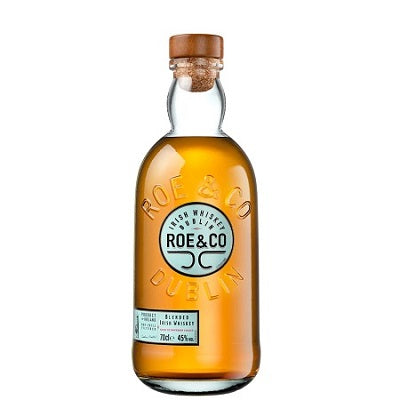 A bottle of Roe & Co Whiskey, available at our Palm Springs liquor store, Perry's.