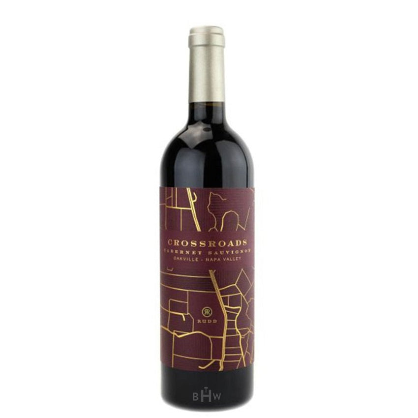 A bottle of Rudd Crossroads red blend, available at our Palm Springs wine store, Perry's.