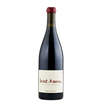 A bottle of Saint Amour Beaujolais, available at our Palm Springs wine store, Perry's.