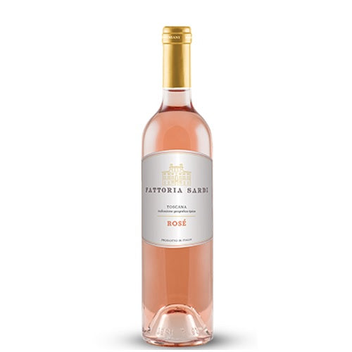 A bottle of Fattoria Sardi Rose, available at our Palm Springs wine store, Perry's