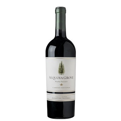 A bottle of Sequoia Grove Cabernet Sauvignon, available at our Palm Springs wine store, Perry's.