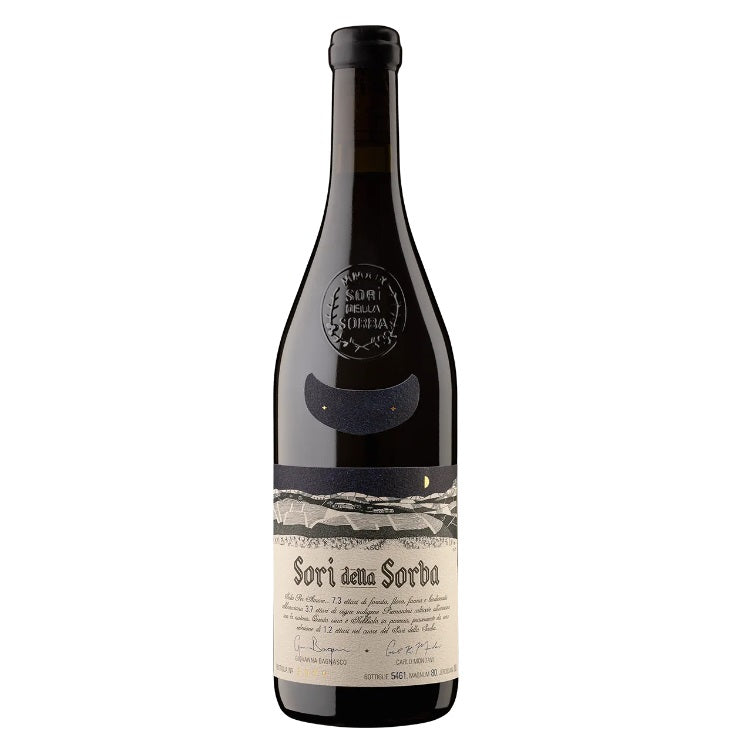 A bottle of Sori della Sorba Nebbiolo, available at our Palm Springs wine store, Perry's.