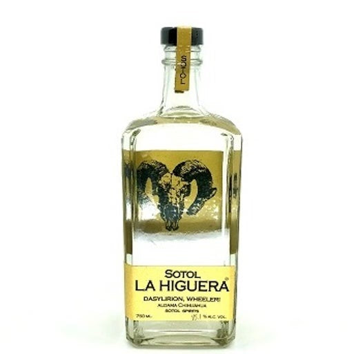 A bottle of La Higuera Sotol, available at our Palm Springs liquor store, Perry's.